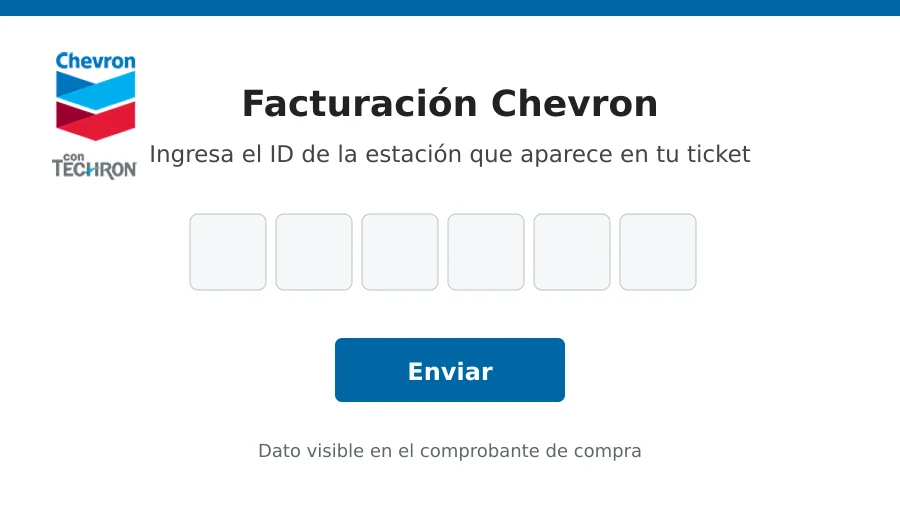 chevroncontechron · www chevroncontechron com facturacion · techron facturacion www chevroncontechron com facturacion: ID de estación