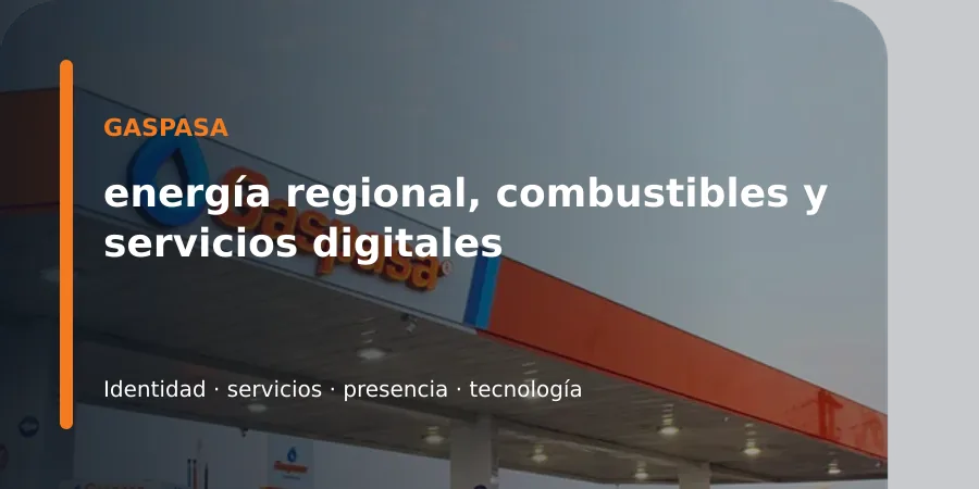 gaspasa redpacifico facturacion: servicios de la marca Gaspasa estaciones y servicios