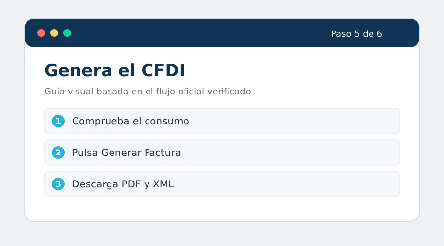 descarga facturagas · facturagas app descargar · descargar facturagas app FacturaGAS facturación paso 5: Genera y descarga el CFDI
