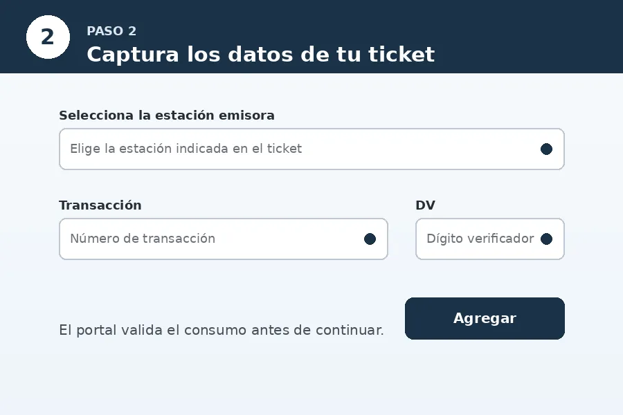 gasolina ORSAN facturacion Datos para facturar gasolina ORSAN
