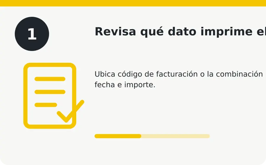 FGS Gasolineras facturación, paso 1: revisa qué dato imprime el ticket Paso 1: revisa qué dato imprime el ticket en FGS Gasolineras