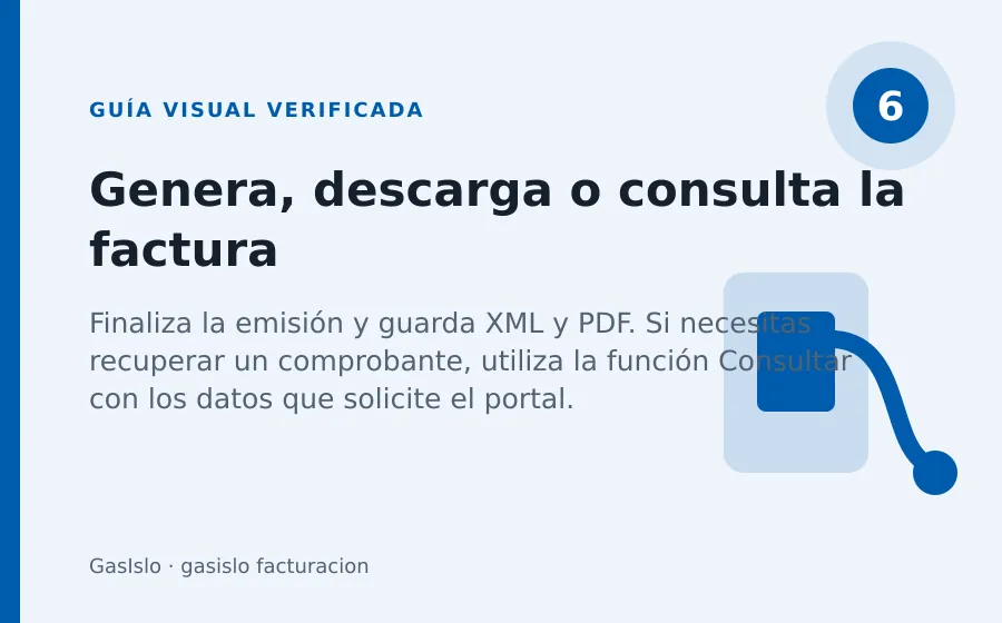 gasislo com: datos fiscales gasislo facturacion: Genera, descarga o consulta la factura