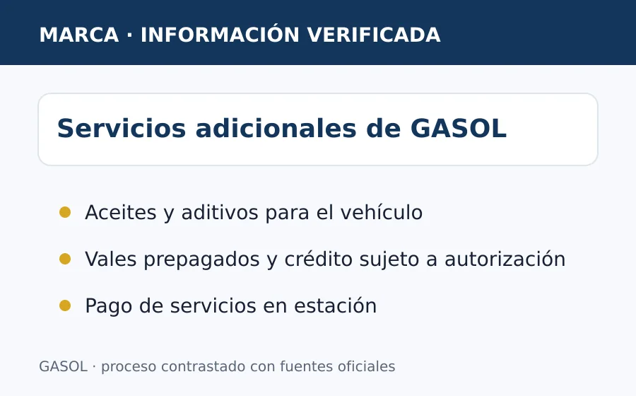 servicios GASOL Torreón Servicios destacados de GASOL