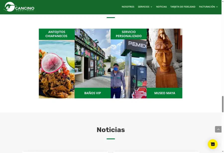 Abre la ruta oficial de Cancino Sitio oficial de Gasolinera Cancino para facturar