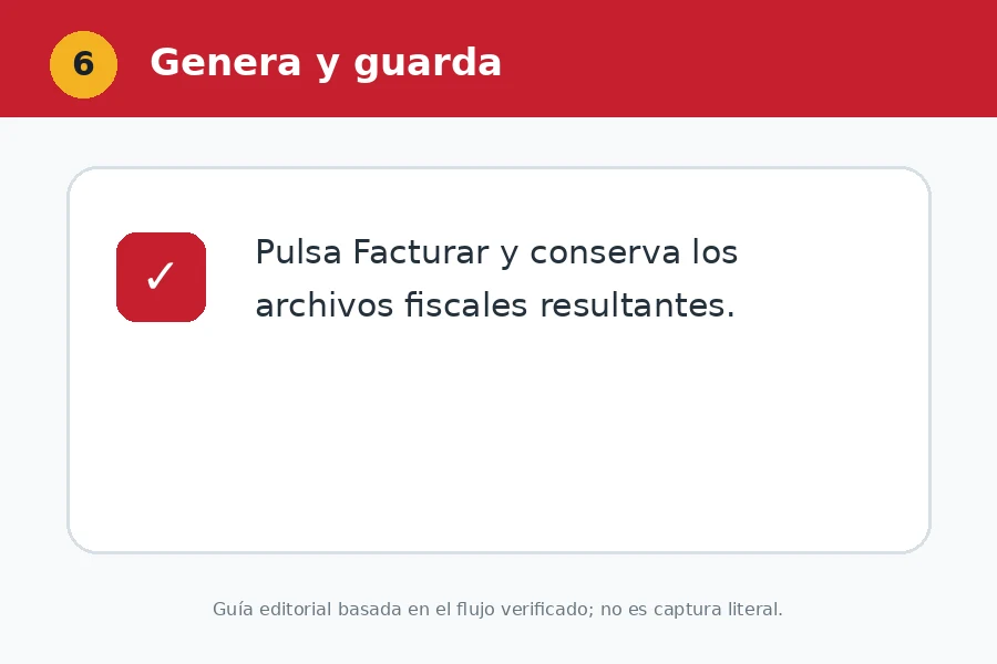 Genera y conserva el CFDI CFDI de Gasolinera de la Victoria