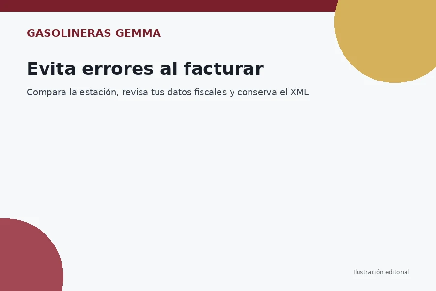 Servicio y prevención de errores Consejos para facturar correctamente en Gasolineras Gemma