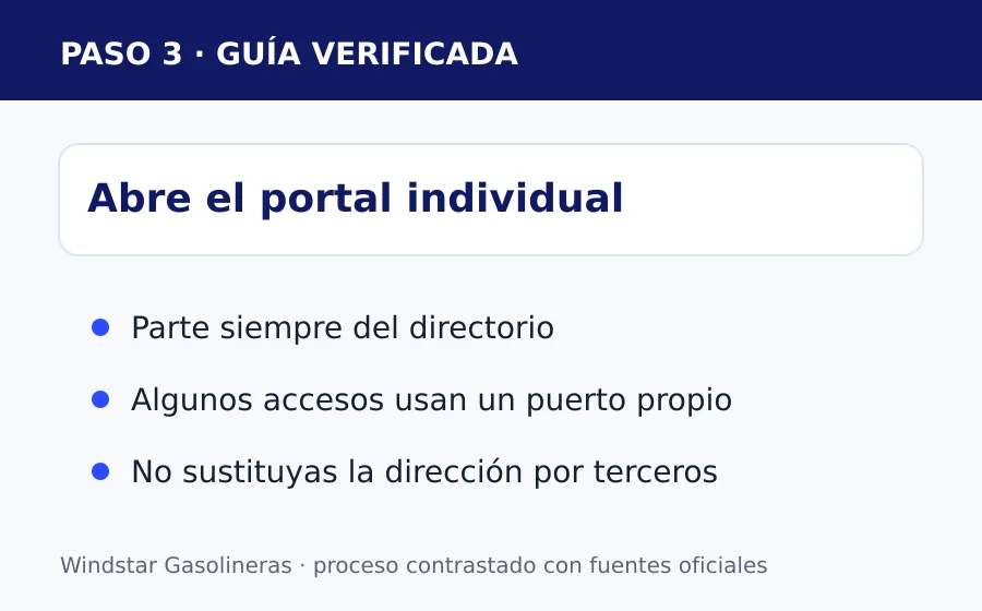 portal de facturación Windstar Abrir el portal individual de Windstar