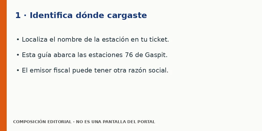 gasolinera 76 facturacion Ticket y estación para solicitar la factura de 76