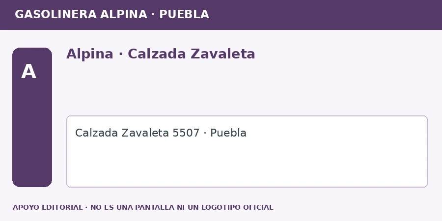 Alpina · Calzada Zavaleta Apoyo editorial: Alpina · Calzada Zavaleta