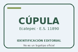 Identificación editorial de Gasolinería Cúpula — Ecatepec, E.S. 11890; no es un logotipo oficial.