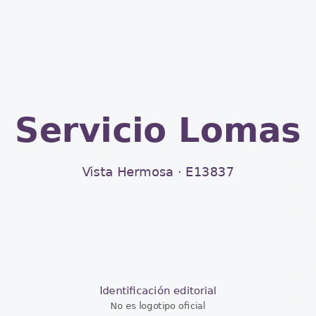 gasolinera lomas facturación Identificación editorial de Servicio Lomas de Vista Hermosa; no es un logotipo oficial.