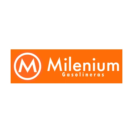Milenium Gasolineras, identidad oficial Logotipo oficial de Milenium Gasolineras