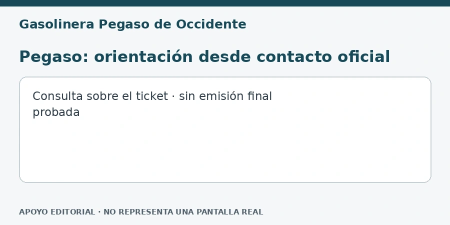 Pegaso: orientación desde contacto oficial Apoyo editorial: Pegaso: orientación desde contacto oficial