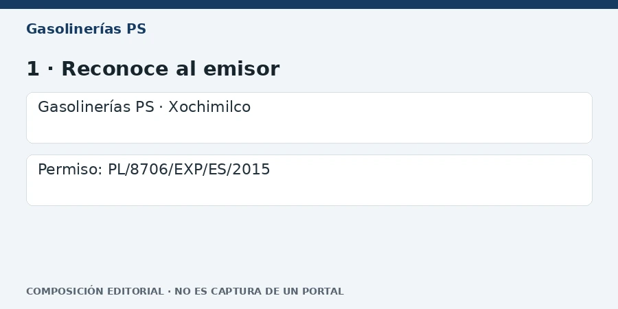 1 · Reconoce al emisor Composición editorial: 1 · Reconoce al emisor