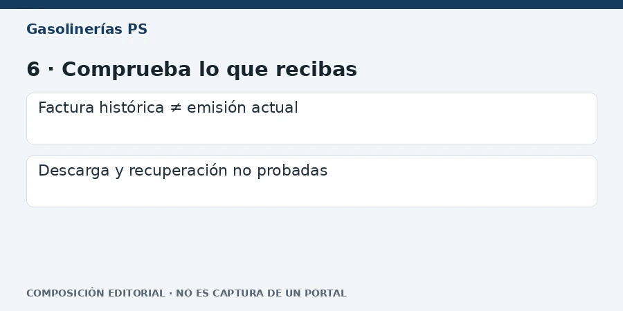 6 · Comprueba lo que recibas Composición editorial: 6 · Comprueba lo que recibas
