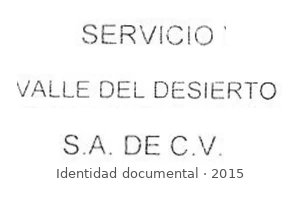 Identificación del emisor extraída de un CFDI de 2015; no se presenta como logotipo comercial actual.